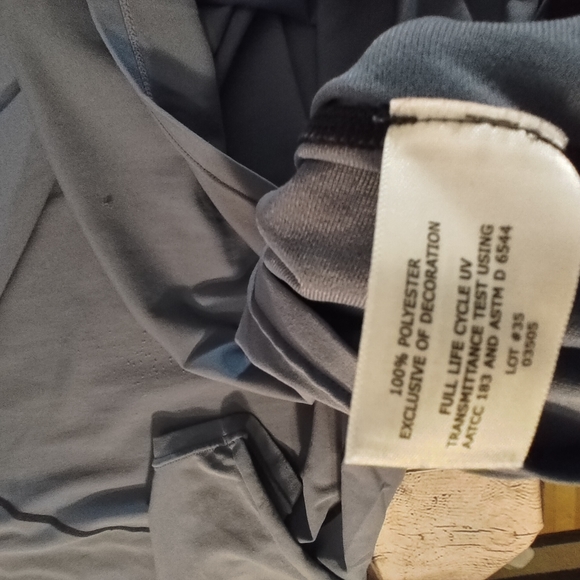 Coolibar XXL Long Sleeve UPF 50 Sun Protectant Blue Shirt Polyester - Picture 13 of 16